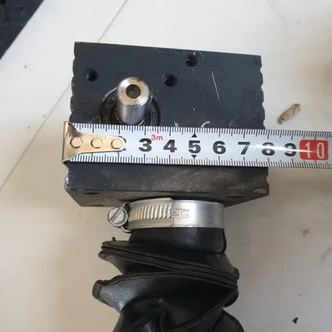 bộ hộp số vuông góc nâng hạ vít me cơ phi 18 tỉ lệ 1/16 kèm ke góc inox