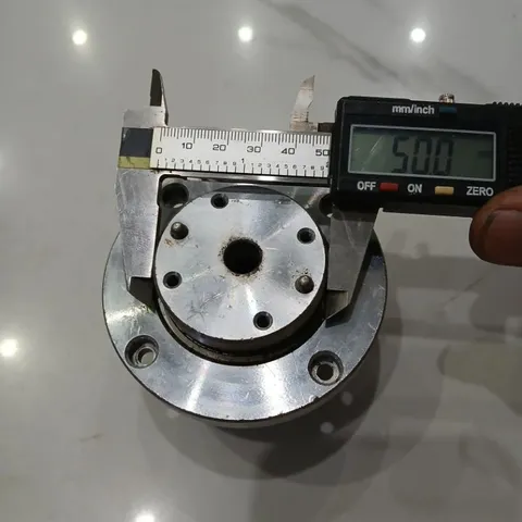 trục xoay mặt bích 50mm thông lỗ 10mm 2 vòng bi 6006