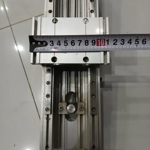 bộ khung nhôm trượt dây đai hành trình 210 ray bản 9 step 56 có encoder japan