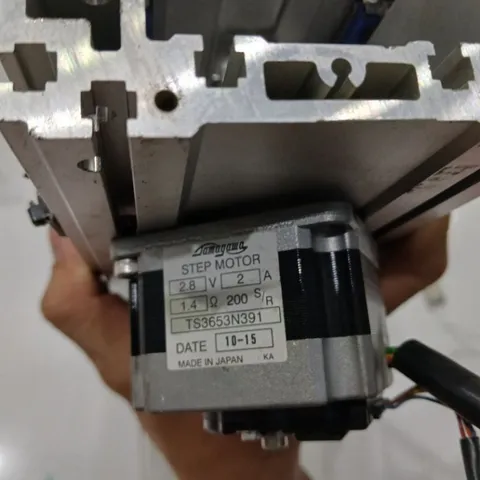 bộ khung nhôm trượt dây đai hành trình 210 ray bản 9 step 56 có encoder japan