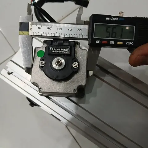bộ khung nhôm trượt dây đai hành trình 210 ray bản 9 step 56 có encoder japan