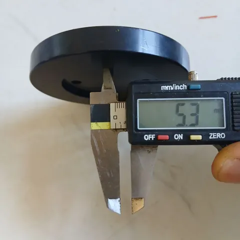 đĩa nhôm tròn oval anode sẵn lỗ ốc M5 dày 12mm đường kính 89 tháo máy mặt bích
