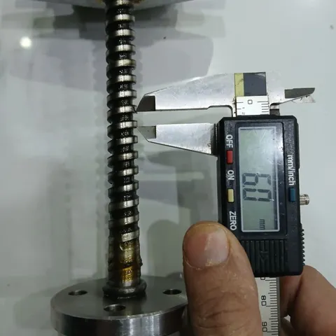 bộ nâng hạ joyce hành trình 120 trục vào 5.4mm thân nhôm bích inox