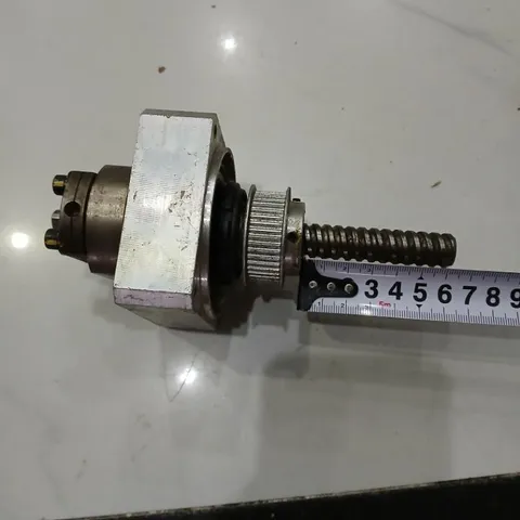 cụm gối trục kèm vít me pulley răng đồng bộ xoay chế bộ nâng hạ