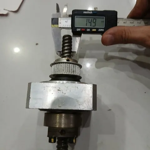 cụm gối trục kèm vít me pulley răng đồng bộ xoay chế bộ nâng hạ