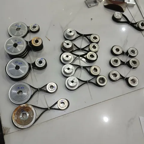 [S5M] combo 2 pulley răng + dây đai răng bước 5 bản 10mm đồng bộ timing
