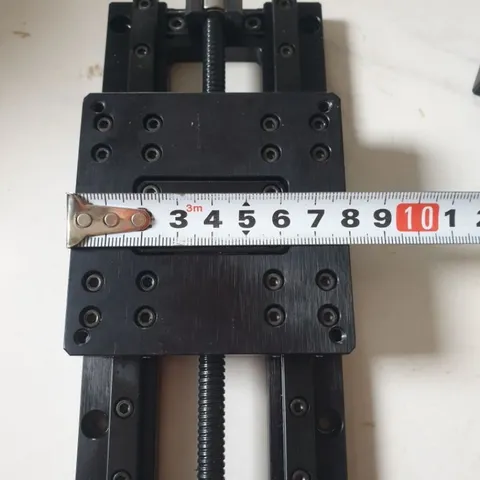 trục z bàn trượt ray bản 9 dài 230 hành trình 150 vít me bi phi 8 bước 2 won Korea chế bàn xy phay tiện mini cnc