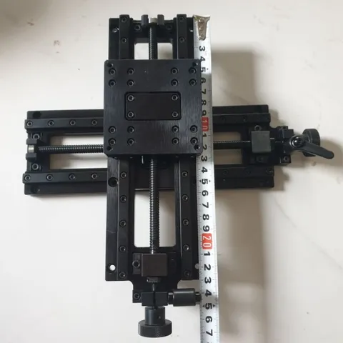 trục z bàn trượt ray bản 9 dài 230 hành trình 150 vít me bi phi 8 bước 2 won Korea chế bàn xy phay tiện mini cnc
