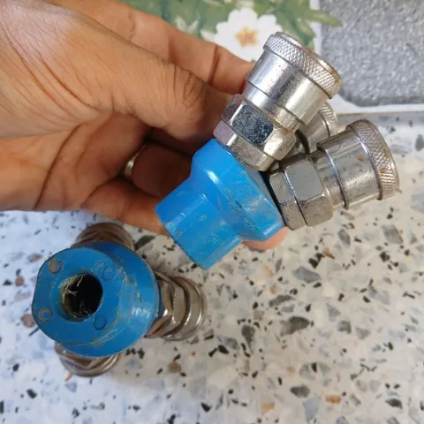 [3 đầu nối nhanh] đầu chia khí nén nối nhanh FST tháo máy chất lượng cao bình khí dẫn khí bình hơi