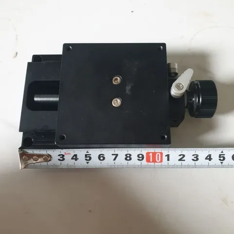 bàn trượt trục z mang cá vít me cơ phi 10 bước 1 có khóa vị trí tinh chỉnh phay tiện camera điện thoại vuông 80x80