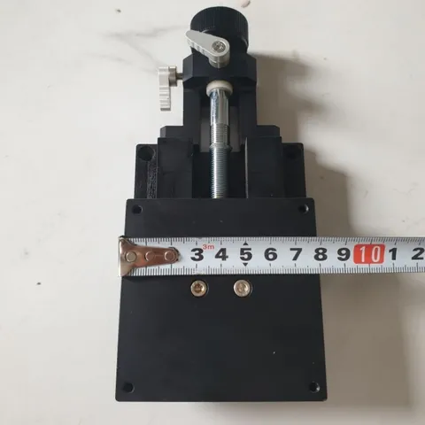 bàn trượt trục z mang cá vít me cơ phi 10 bước 1 có khóa vị trí tinh chỉnh phay tiện camera điện thoại vuông 80x80
