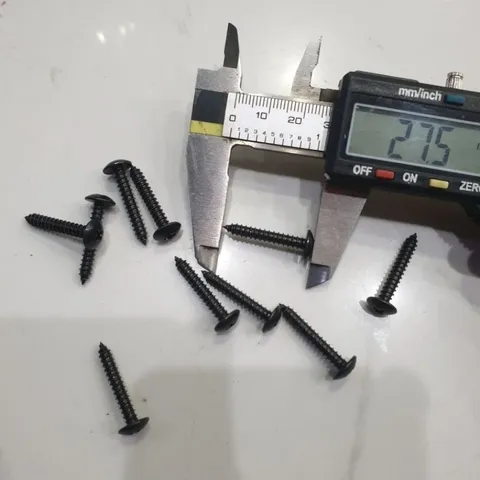 combo 10 ốc gỗ nhựa M4 ren thưa dài 27mm