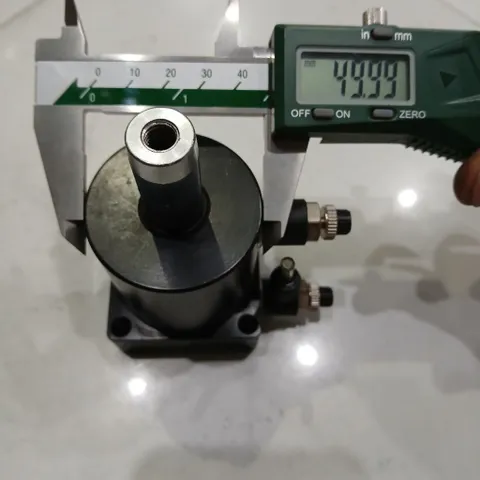 xi lanh kẹp phôi tịnh tiến xoay 90 độ sẵn tiết lưu nâng hạ xoay