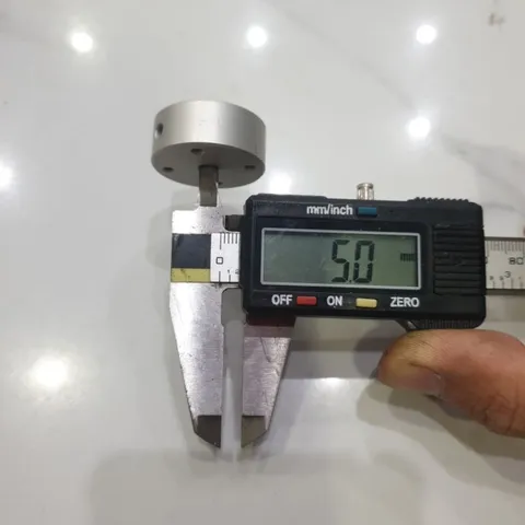 mặt bích nhôm lỗ trục 5mm sẵn lỗ ốc M3 gắn trục 5mm chế mài cắt pulley