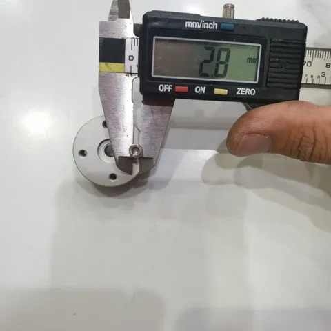 mặt bích nhôm lỗ trục 5mm sẵn lỗ ốc M3 gắn trục 5mm chế mài cắt pulley
