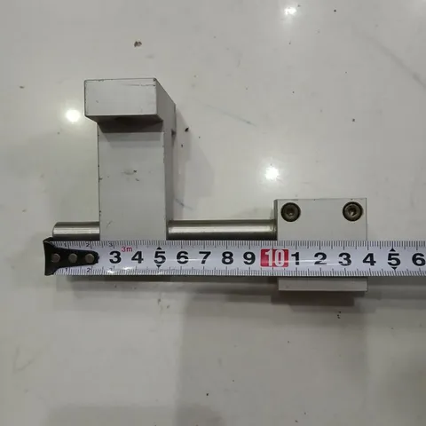 gối đứng gá chỉnh nhôm inox phi 12 có mặt bích