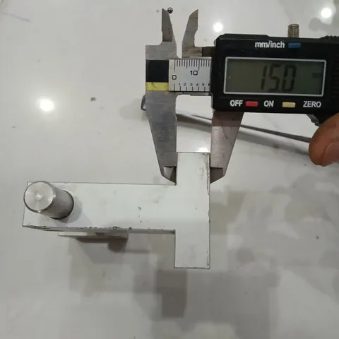 gối đứng gá chỉnh nhôm inox phi 12 có mặt bích