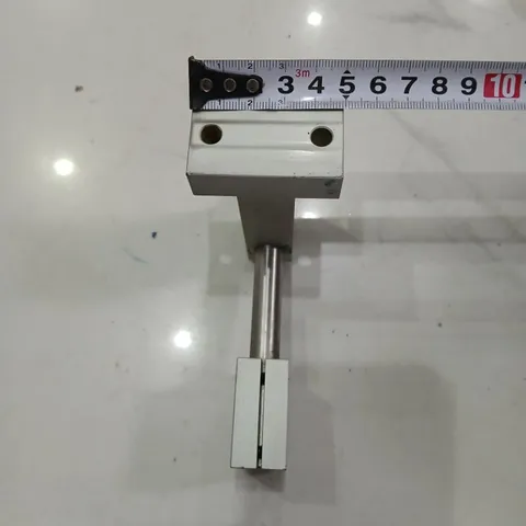 gối đứng gá chỉnh nhôm inox phi 12 có mặt bích