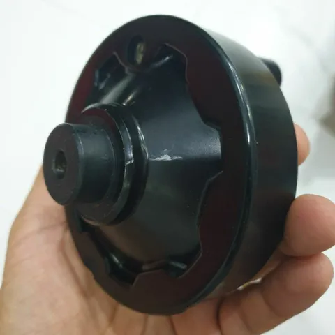 tay quay gập gọn đường kính 98mm trục thép lỗ trục 8mm