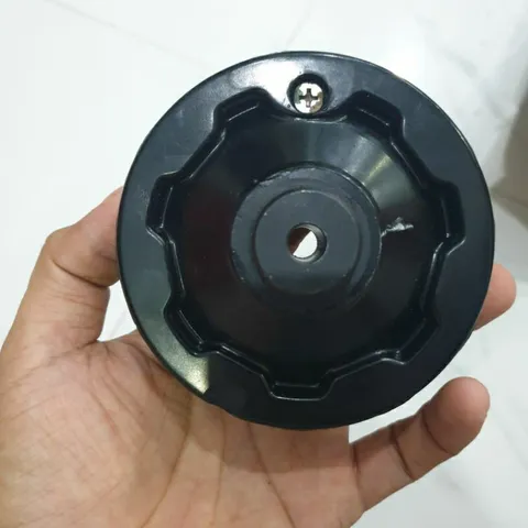 tay quay gập gọn đường kính 98mm trục thép lỗ trục 8mm