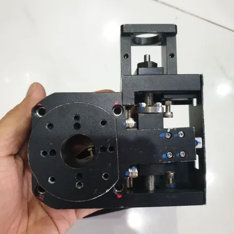 bộ trục z mini và mâm xoay góc dùng động cơ hành trình 10mm sẵn gá động cơ