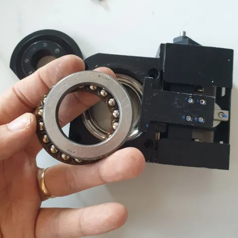 bộ trục z mini và mâm xoay góc dùng động cơ hành trình 10mm sẵn gá động cơ