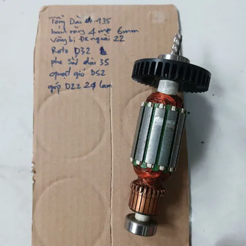 roto stator máy công cụ 220v ko rõ mã