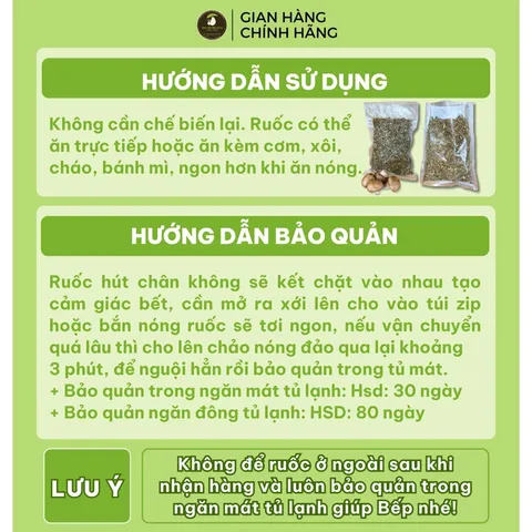 Ruốc nấm Bếp Gấu Ca, nấm Việt ngon sạch, chà bông nấm chay rắc cơm,nấm ruốc,ruốc nấm hương, khô nấm