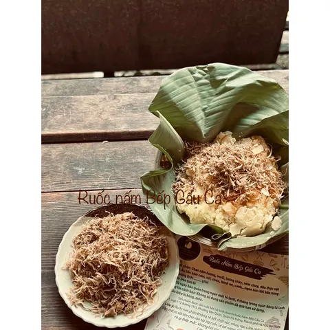 Combo 2sp mỗi vị 250g Ruốc Nấm Bếp Gấu Ca(ruốc nấm 2 vị 250g),(ruốc nấm+ sườn rong biển giòn)(ruốc nấm+ khô nấm 200g)