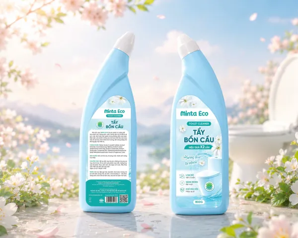 Tẩy bồn cầu Minta Eco - Hương hoa dễ chịu - chai 800ml