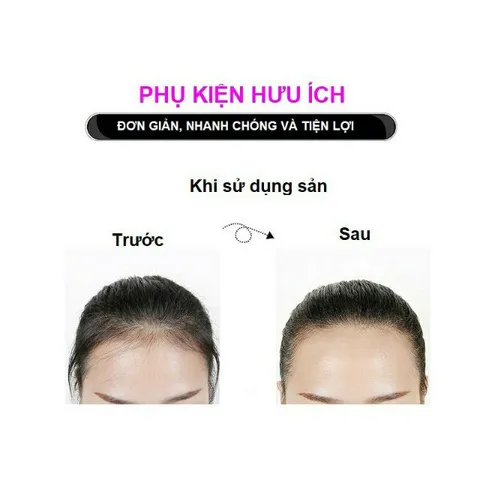 Mascara chải tóc con, Cọ vuốt tóc con vào nếp cho tóc xơ rối