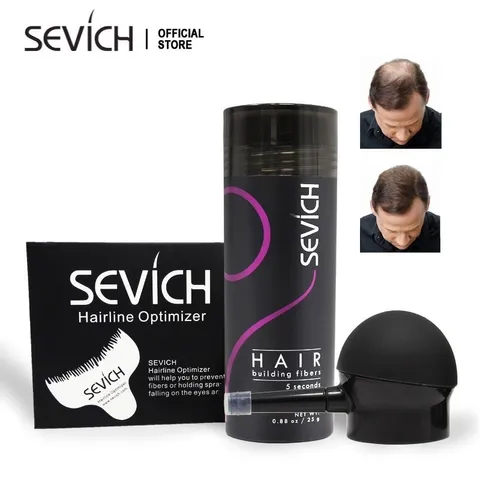 SEVICH Bộ 3 sản phẩm Chăm sóc Làm dày Tóc, Che Hói và tóc thưa