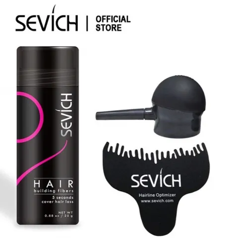SEVICH Bộ 3 sản phẩm Chăm sóc Làm dày Tóc, Che Hói và tóc thưa