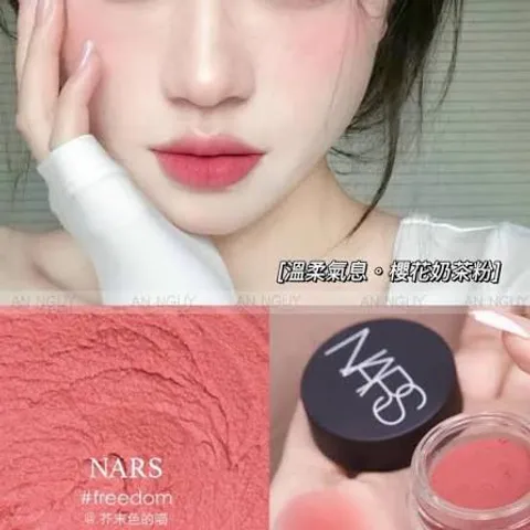 Phấn Má Hồng Nars Air Matte Blush Darling Màu Hồng Dâu 6g - Đẹp Tự Nhiên, Dễ Dàng Blend, Phù Hợp Mọi Loại Da 888028