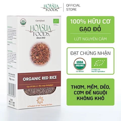 Gạo Hữu Cơ Hoa Sữa | Nàng Hương | HasaBio cho bé ăn dặm