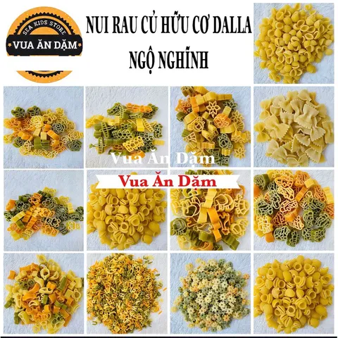 Nui hữu cơ cho bé tập ăn dặm Nui gạo lứt nui rau củ healthy phù hợp ăn eatclean giảm cân ăn kiêng gói nguyên