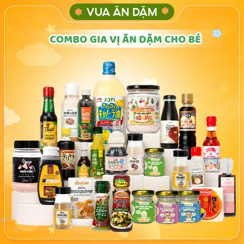 Combo Gia Vị Ăn Dặm Cho Bé Tổng Hợp Gia Vị Cho Bé Ăn Dặm