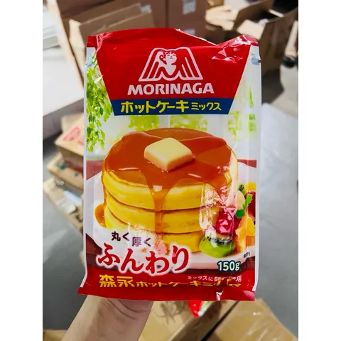 (Mẫu mới 150g) Bột làm bánh Pancake Hotcake Morinaga Nhật Bản 150g [Mẫu mới 150g]