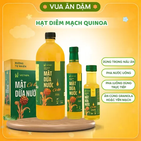 Mật Dừa Nước Cô Đặc Hữu Cơ VIETNIPA-Gia Vị Tự Nhiên Cho Bé Ăn Dặm Từ 1 Tuổi