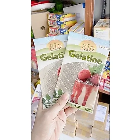 Gelatine Hữu Cơ Ruf / Bio Dạng LÁ cho bé ăn dặm và cả nhà