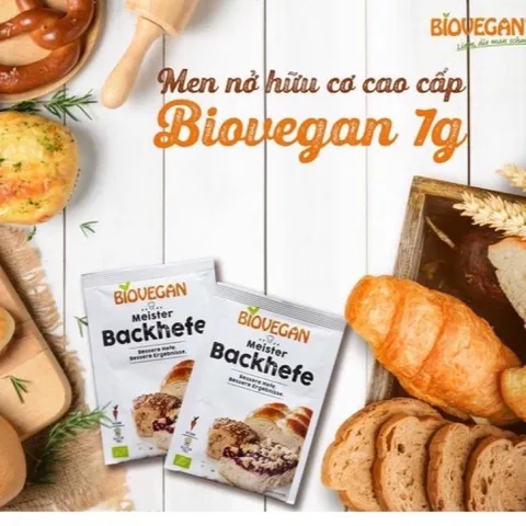 Men Nở Hữu Cơ Cao Cấp Biovegan 7g Đức (02-2027)