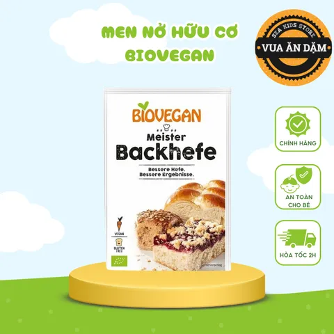 Men Nở Hữu Cơ Cao Cấp Biovegan 7g Đức (02-2027)