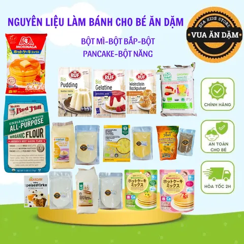 (Combo Bột Làm Bánh) Bột mì hữu cơ Bob’s Red Mill / Nguyên Liệu Hữu Cơ làm bánh cho bé ăn dặm