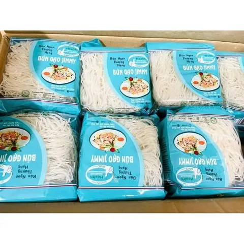 Thùng 16 Gói Bún Gạo Sạch Jimmy Foods Xuất Khẩu Châu Âu Healthy Eatclean Ăn Dặm