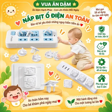 Nút bịt ổ điện giữ an toàn cho bé (mẫu mới)