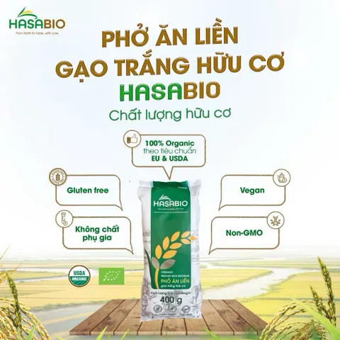 (Tổng Hợp) Bún gạo, Phở gạo, Bún lứt hữu cơ cho bé ăn dặm và cả nhà-HasaBio