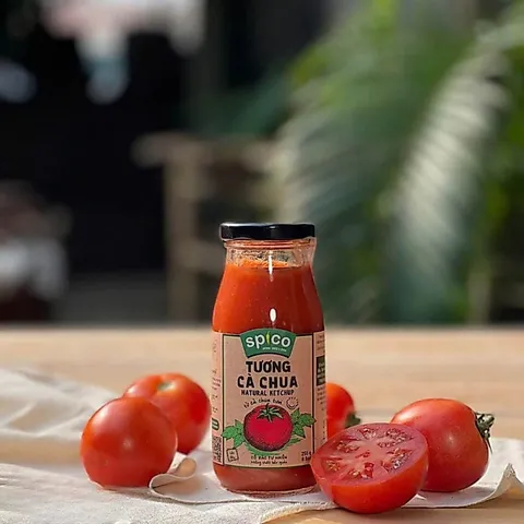 Tương cà chua Spico Cho Bé 430g Tương Cà Hữu Cơ Cho Bé Dậy Vị Cà Chua Tươi Gấp Đôi Cô Đặc Tự Nhiên