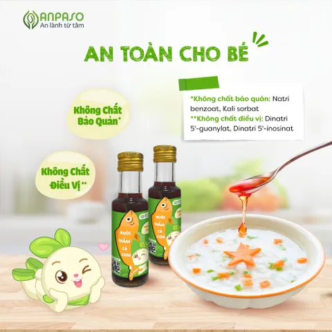 Nước mắm cho bé ăn dặm cao cấp ANPASO / Sống Sạch-Green Food