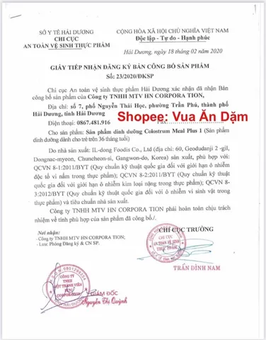 Sữa Non / Men vi sinh ILDONG Hàn Quốc