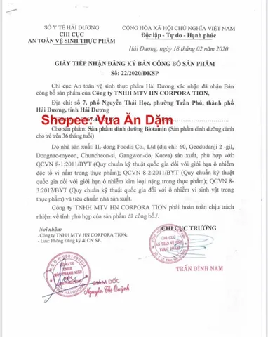 Sữa Non / Men vi sinh ILDONG Hàn Quốc